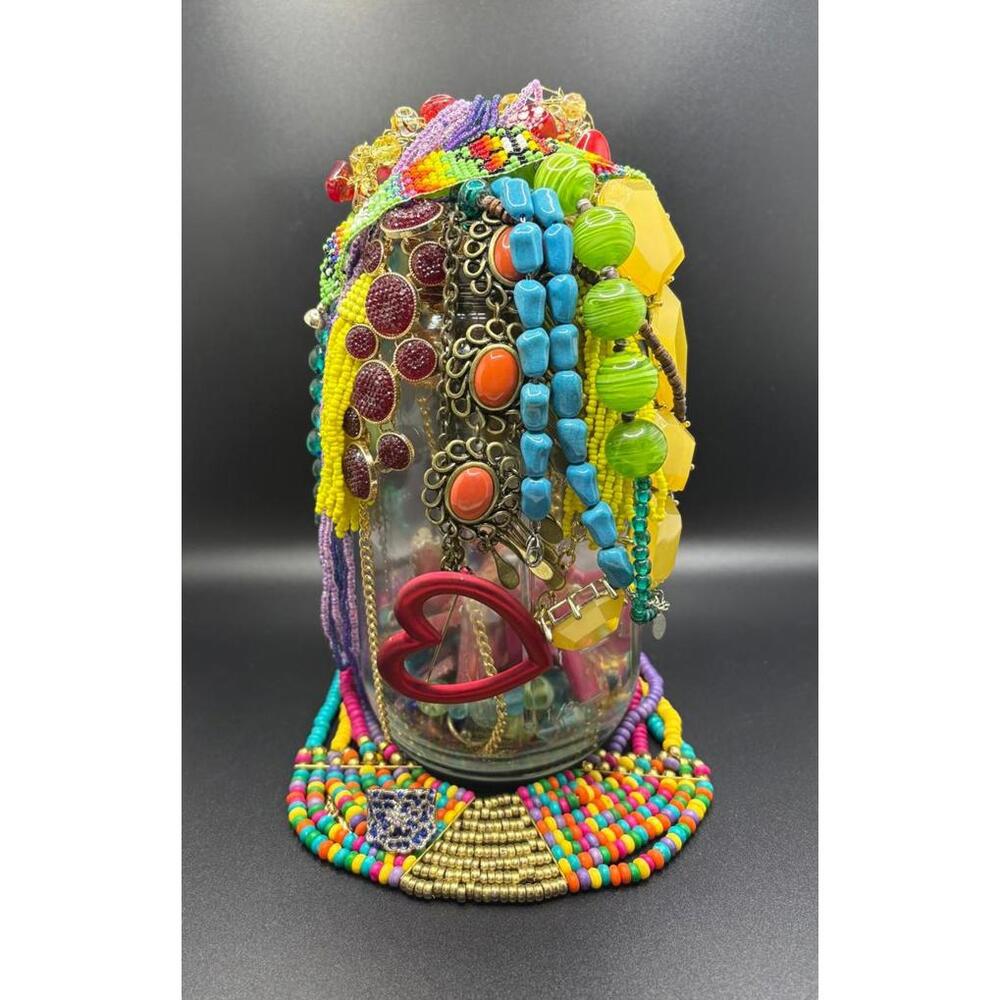 Colorful Jewelry Jar